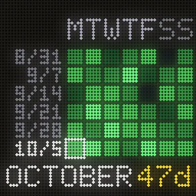 hako six-week heatmap screen